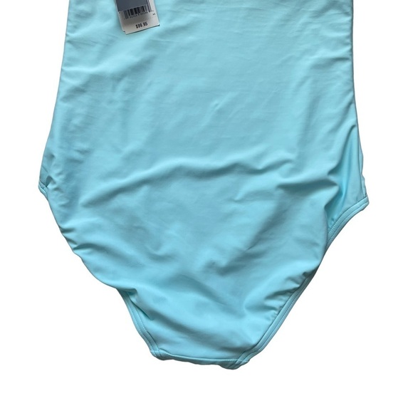 Lands’End Women’s Tummy Control UPF 50 Asymmetrical One-Piece Swimsuit Size 10 - Picture 8 of 9